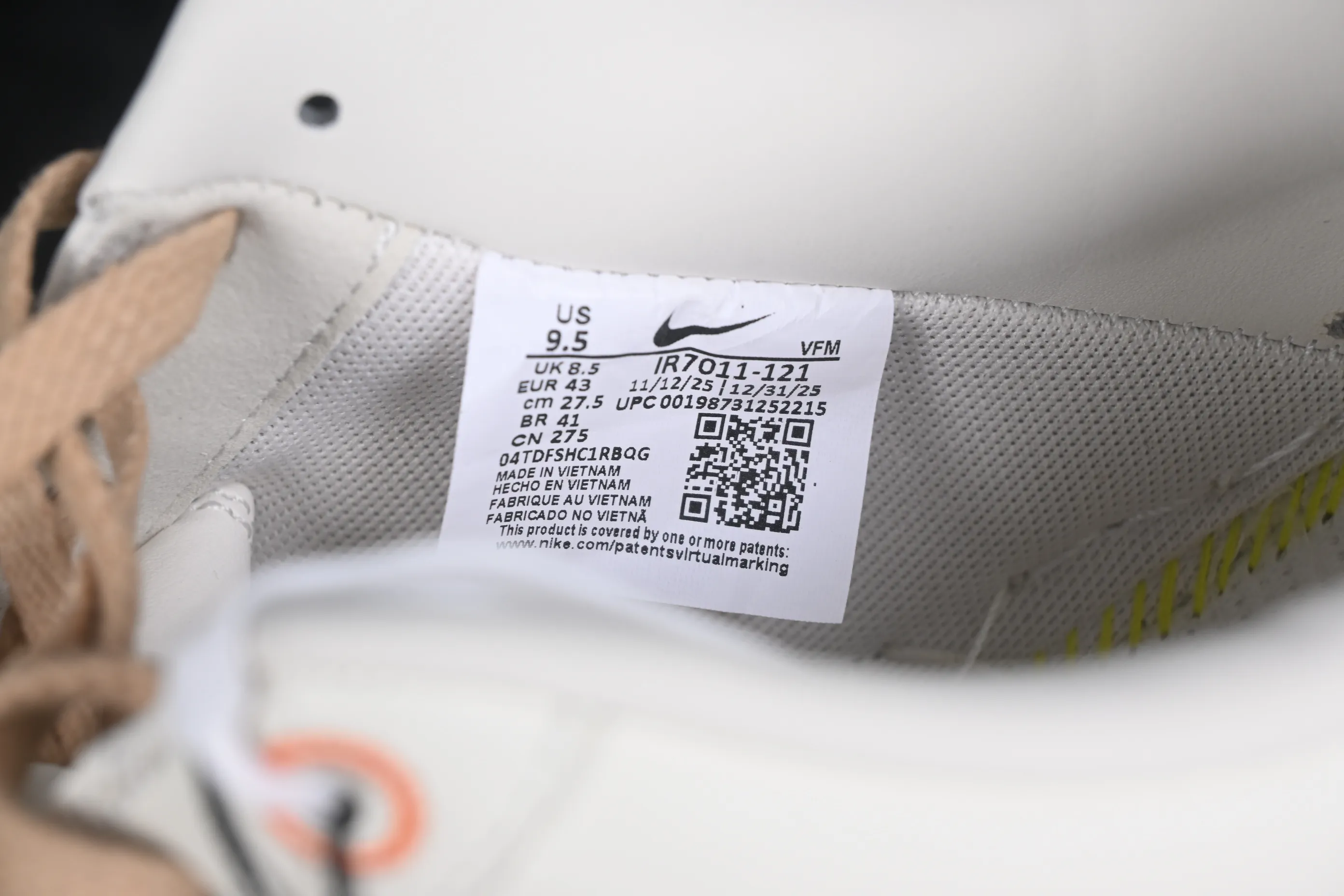 All categories Nk Air Force 1 Air Force series Nk Air Force 1 Low Air Force low-top Nike Air Force 1'07 Low Air Force 1 low-top casual sneakers IR7011-121